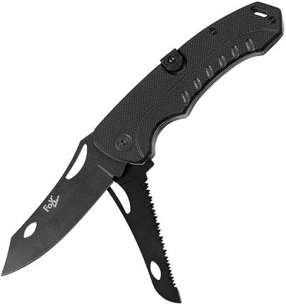 Nóż składany MFH Fox Outdoor Jack Knife 2 in 1 - Black (45525)