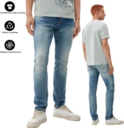 Spodnie męskie jeans s.Oliver niebieskie 31/32