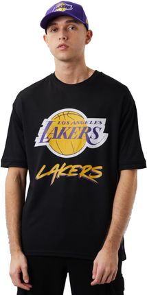 T-shirt, koszulka męska New Era NBA Los Angeles Lakers Script Mesh Tee 60284737 Rozmiar: L