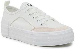 Zdjęcie Tenisówki Calvin Klein Jeans - Vulc Flatform Bold Irreg Lines YW0YW00903 White/Ancient White 0LA - Rybnik