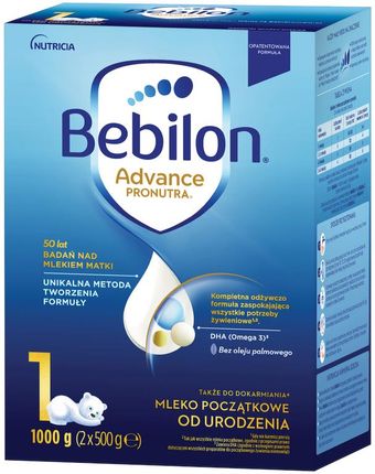 Bebilon 1 Advance Pronutra mleko początkowe od urodzenia 1000g