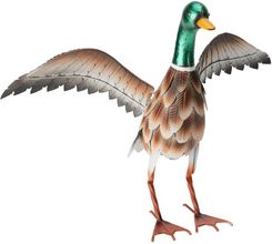 Rzeźba Ogrodowa Kaczka Metalowa 40cm
