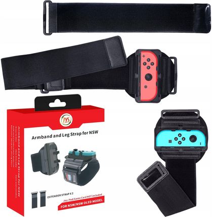 Opaska Pasek Mocowanie na Rękę Nogę do Nintendo Switch  / Switch OLED + 2x pasek przedłużający NS245