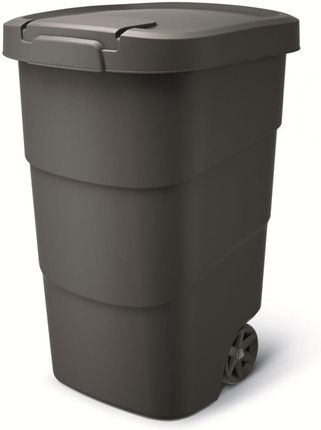 Kosz Na Śmieci Wheeler 95L Czarny Recykling Prosperplast