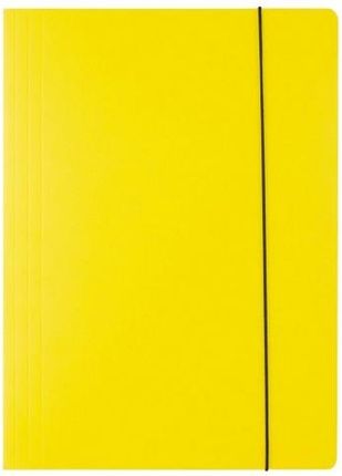 Teczka A4 Kartonowa Z Gumką Żółta 300G D.Rect