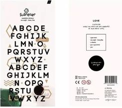 Zdjęcie Suatelier Naklejki Ozdobne Alfabet 2 Ark. - Wałbrzych
