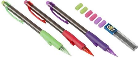 Topwrite Zestaw Ołówków Mechanicznych Z Wymiennymi Wkładami + Gumki 10 Elementów