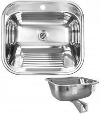 Zdjęcie Zlew gospodarczy 55 x 50 cm z syfonem KUCHINOX - Ostroróg