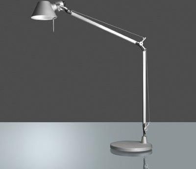 Artemide Tolomeo Tavolo lampa stołowa LED z czujnikiem ruchu i ściemniaczem A005400+A004030