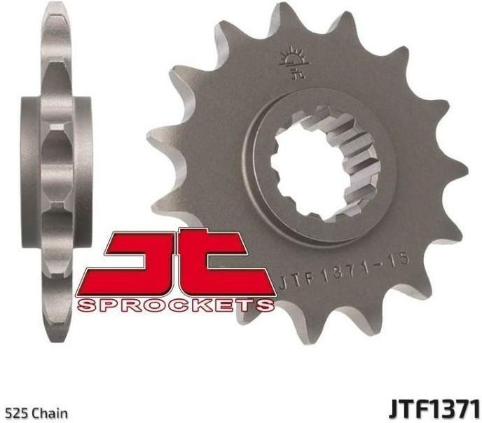 Części motocyklowe Jt Sprockets Zębatka Przednia F137115 15Z Rozmiar