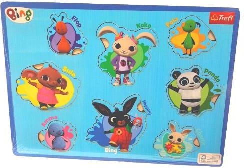 Trefl Puzzle drewniane 8el. Bing 61534 - Ceny i opinie - Ceneo.pl