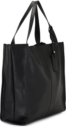 Duża skórzana damska torebka na ramię shopperbag