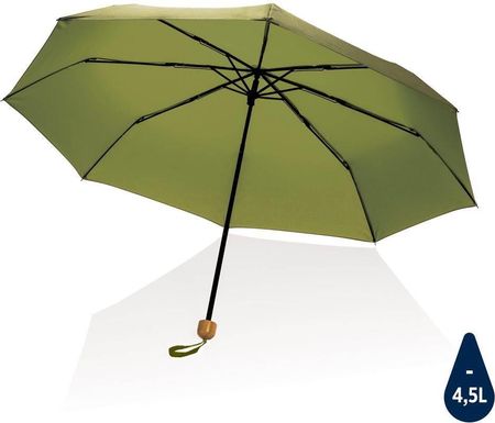 Mały bambusowy parasol 20,5" Impact AWARE™ RPET, składany