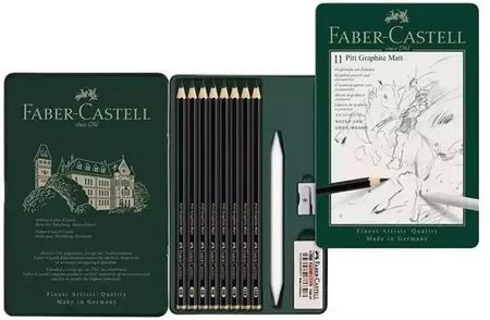 Faber Castell Ołówek Artystyczny Pitt Graphite Matt 8Szt. Akc.