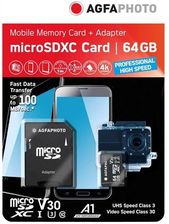 Agfa Photo Microsdxc Uhs-I 64Gb High Speed C 10 U