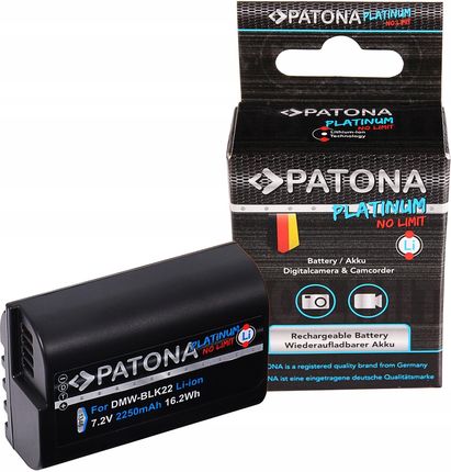 Patona Platinium Panasonic Dmw-Blk22 2250Mah