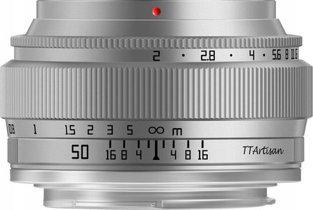 Ttartisan 50mm F2 FujiFilm Fx srebrny