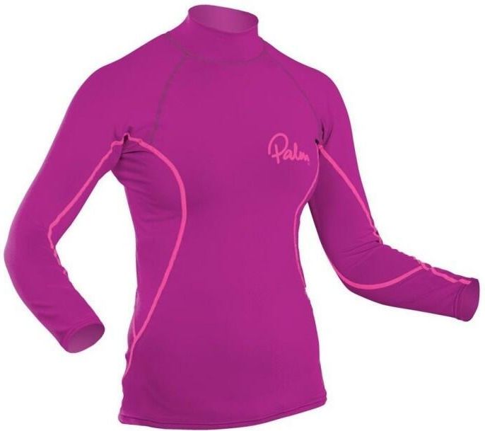 Palm Koszulka Z Długim Rękawem Damska Rash Guard Women Uv Purpurowy