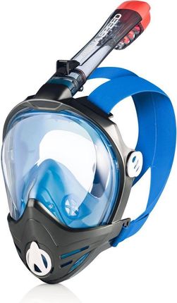 Aqua Speed Pełnotwarzowa Do Snorkelingu Brizo Czarny Niebieski