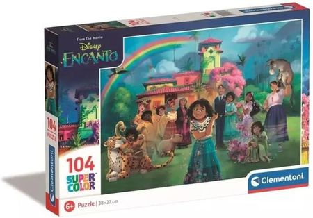 Clementoni Puzzle Super Kolor Disney Princess 104El.