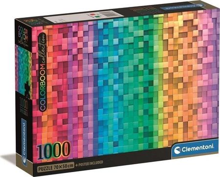 Clementoni Puzzle Compact Colorboom Pixel 1000El.