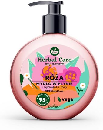 Herbal Care Mydło w płynie Róża - 400 ml