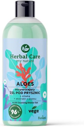 Herbal Care Oczyszczający żel pod prysznic z oliwką Aloes - 500 ml