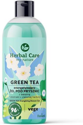 Herbal Care Energetyzujący żel pod prysznic z betainą Green Tea - 500 ml