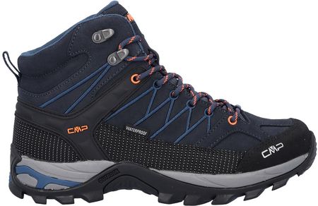 Cmp Rigel Mid Trekking Shoe Wp B.Blue Flash Orange
