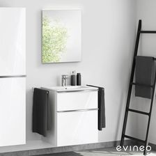 Duravit ME by Starck umywalka z szafką ineo4 z uchwytem i lustrem 23366300001+BE0265WH+BEA009MI