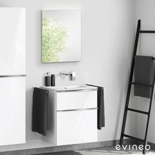 Duravit ME by Starck umywalka z szafką ineo4 z uchwytem i lustrem 23366300601+BE0265WH+BEA009MI