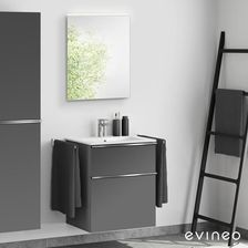 Duravit ME by Starck umywalka z szafką ineo4 z uchwytem i lustrem 2336633200+BE0265AN+BEA009MI