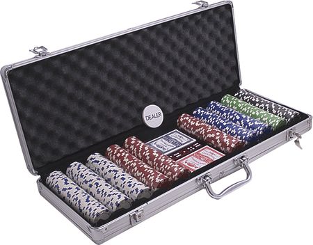 Zestaw do pokera w aluminiowej walizce 500