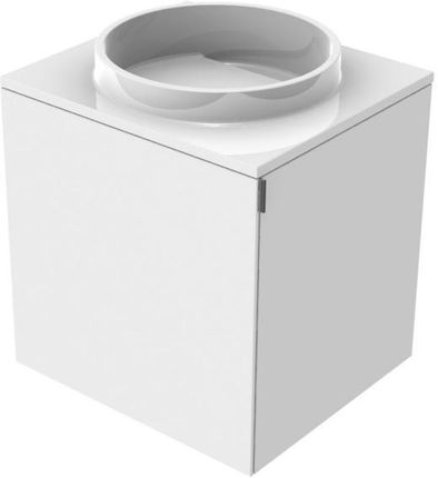 Emco Asis umywalka toaletowa z szafką pod umywalkę z 1 drzwiami 958227414