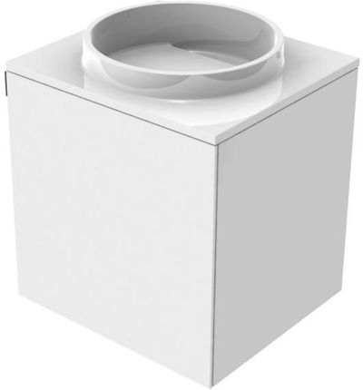 Emco Asis umywalka toaletowa z szafką pod umywalkę z 1 drzwiami 958227415