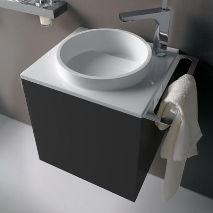 Emco Asis umywalka toaletowa z szafką pod umywalkę z 1 drzwiami 958227511