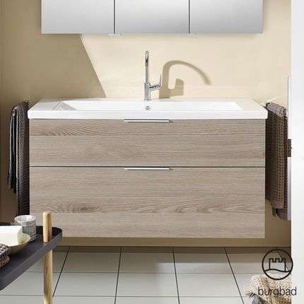 Burgbad Eqio umywalka z szafką pod umywalkę z 2 szufladami SEYQ123F2632C0001G0146