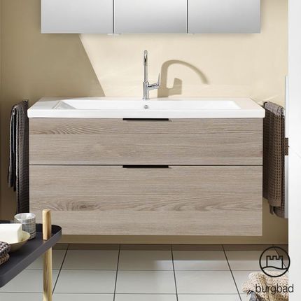 Burgbad Eqio umywalka z szafką pod umywalkę z 2 szufladami SEYQ123F2632C0001G0200