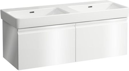 Laufen Pro S podwójna umywalka z szafką pod umywalkę z 2 szufladami H8149660001091+H4835630964751