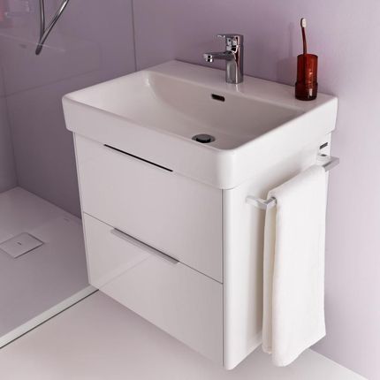 Laufen Pro S umywalka z szafką pod umywalkę Base z 2 szufladami H8109630001041+H4022321102611