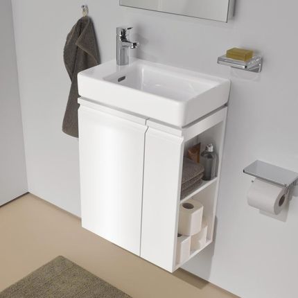 Laufen Pro S umywalka toaletowa z szafką pod umywalkę z 1 drzwiami H8159554001041+H4830010954751
