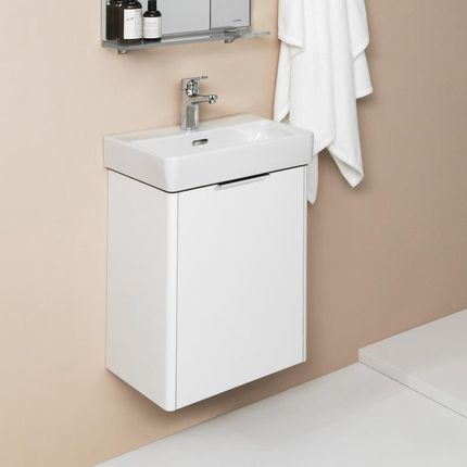 Laufen Pro S umywalka toaletowa z szafką pod umywalkę Base z 1 drzwiami H8159610001041+H4021111102611