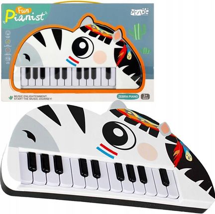 Mega Creative Zabawka Pianinko Muzyczne Organki Zebra Melodie