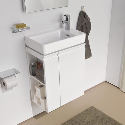 Laufen Pro S umywalka toaletowa z szafką pod umywalkę z 1 drzwiami H8629644631041