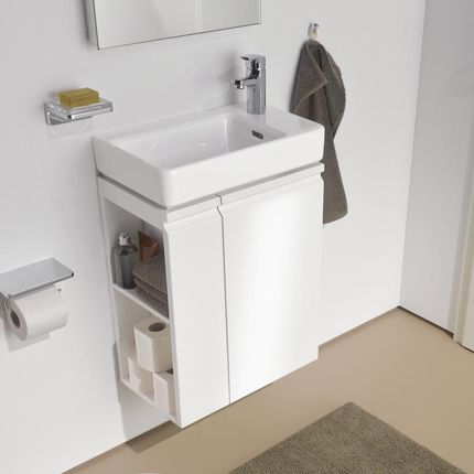 Laufen Pro S umywalka toaletowa z szafką pod umywalkę z 1 drzwiami H8629644751041