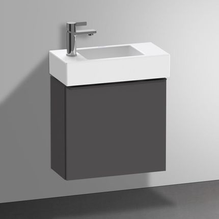 Duravit Vero Air umywalka toaletowa z szafką pod umywalkę D-Neo z 1 drzwiami 0724500009+DE4219L4949