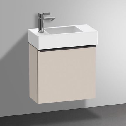 Duravit Vero Air umywalka toaletowa z szafką pod umywalkę D-Neo z 1 drzwiami 0724500009+DE4219L9191