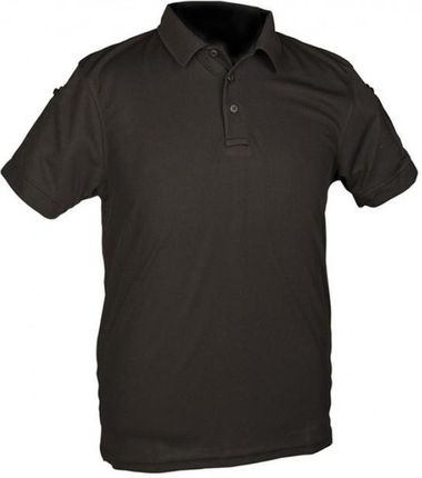 Mil-Tec taktyczna koszulka polo, czarny - Rozmiar:3XL