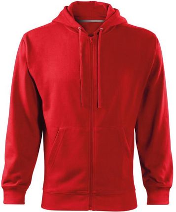 Malfini Trendy Zipper bluza męska, czerwony, 300g/m2 - Rozmiar:XXL