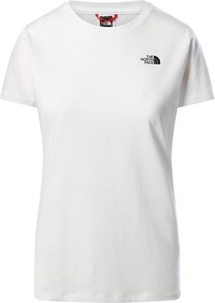 Koszulka The North Face W Simple Dome Tee męska : Kolor - Biały, Rozmiar - L